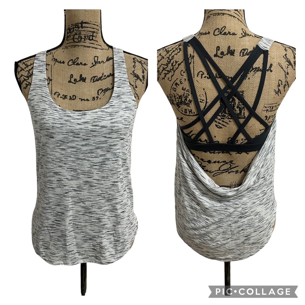 Lululemon Free To Be Serene Tank Top Tiger Space Dye Sz 6